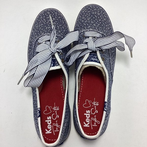 Keds Shoes - Taylor Swift Blue Floral Keds SZ:8.5 NWOT